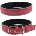 Colorful Quick Release Neoprene Reflective Tape Dog Collar